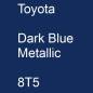 Preview: Toyota, Dark Blue Metallic, 8T5.